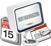 Set deadlines icon